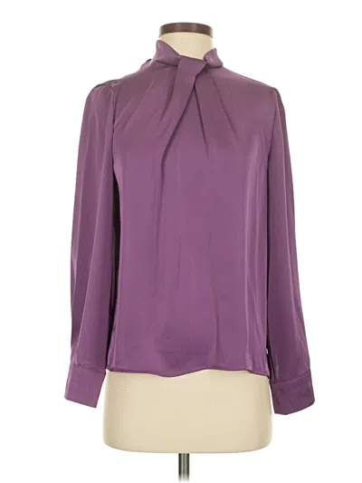 Pre-owned Shein Long Sleeve Blouse In Purple