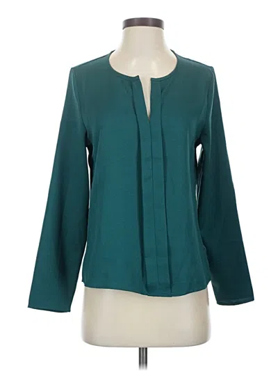 Pre-owned Shein Long Sleeve Blouse In Teal