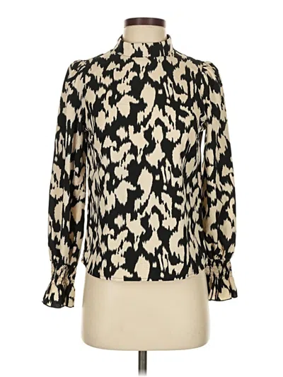 Pre-owned Shein Long Sleeve Blouse In White