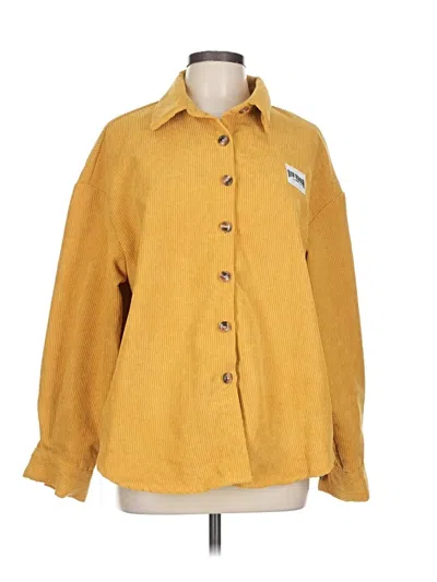 Pre-owned Shein Long Sleeve Blouse In Yellow