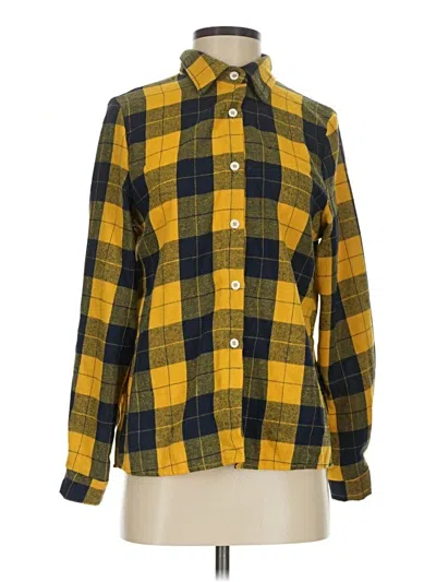 Pre-owned Shein Long Sleeve Blouse In Yellow