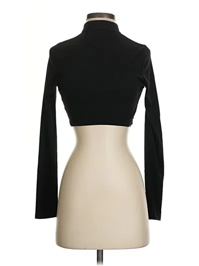 Pre-owned Shein Long Sleeve Top Black Turtleneck Tops
