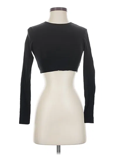 Pre-owned Shein Long Sleeve Top Black Turtleneck Tops