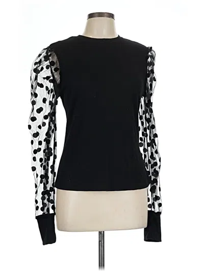 Pre-owned Shein Long Sleeve Top Black Turtleneck Tops