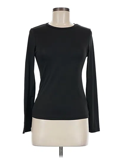Pre-owned Shein Long Sleeve T-shirt In Black