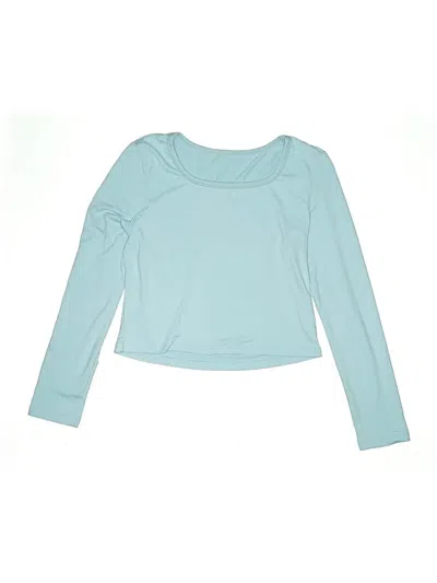 Pre-owned Shein Kids' Long Sleeve T-shirt In Blue