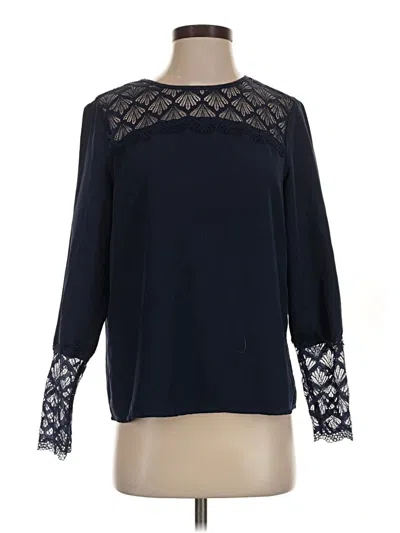 Pre-owned Shein Long Sleeve T-shirt In Blue