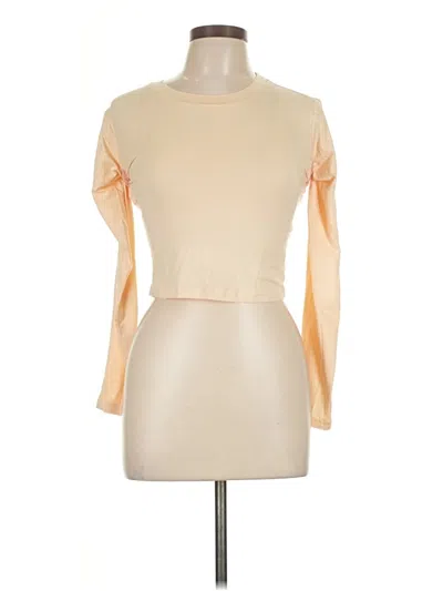 Pre-owned Shein Long Sleeve T-shirt In Brown