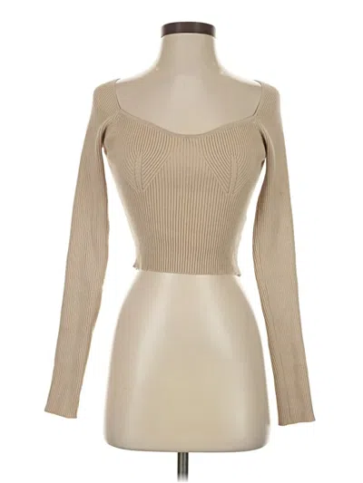 Pre-owned Shein Long Sleeve T-shirt In Brown