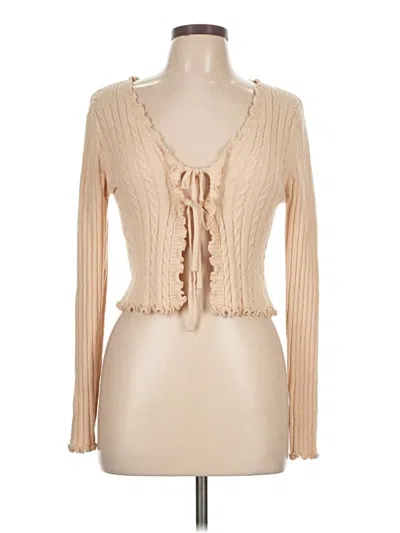 Pre-owned Shein Long Sleeve T-shirt In Brown