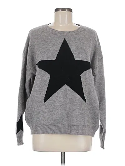 Pre-owned Shein Long Sleeve T-shirt In Gray
