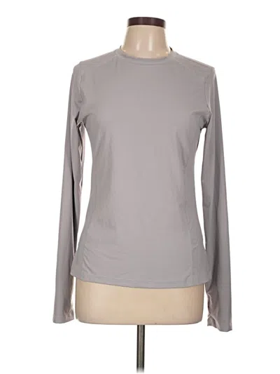 Pre-owned Shein Long Sleeve T-shirt In Gray