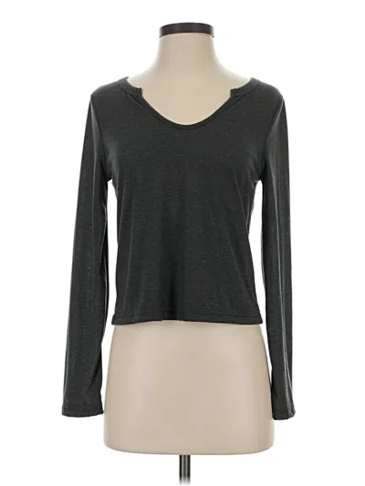 Pre-owned Shein Long Sleeve T-shirt In Gray