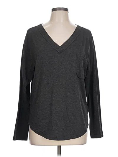 Pre-owned Shein Long Sleeve T-shirt In Gray