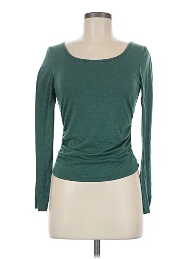 Pre-owned Shein Long Sleeve T-shirt In Green