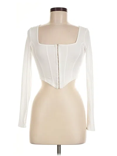 Pre-owned Shein Long Sleeve T-shirt In Ivory