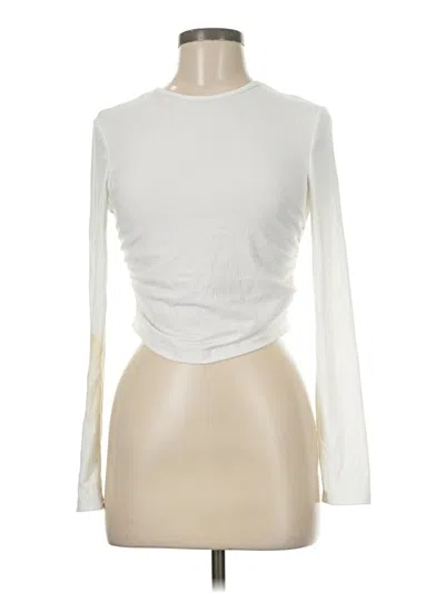 Pre-owned Shein Long Sleeve T-shirt In Ivory