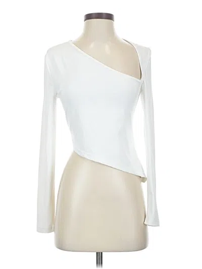 Pre-owned Shein Long Sleeve T-shirt In Ivory