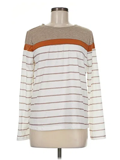 Pre-owned Shein Long Sleeve T-shirt In Ivory