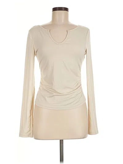 Pre-owned Shein Long Sleeve T-shirt In Ivory