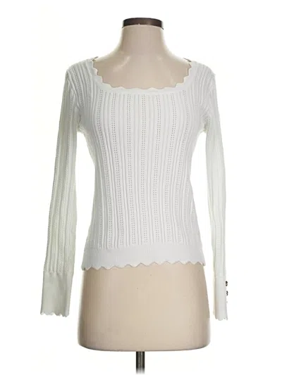 Pre-owned Shein Long Sleeve T-shirt In Ivory