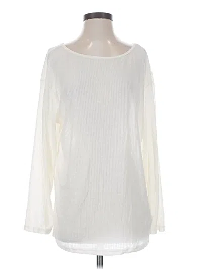 Pre-owned Shein Long Sleeve T-shirt In Ivory