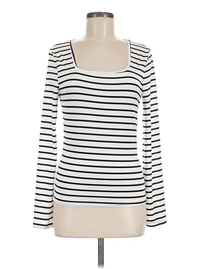 Pre-owned Shein Long Sleeve T-shirt In Ivory