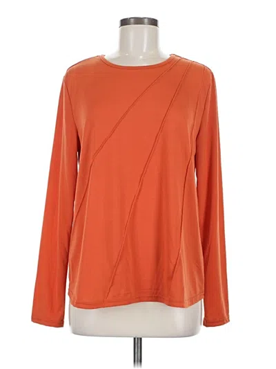 Pre-owned Shein Long Sleeve T-shirt In Orange