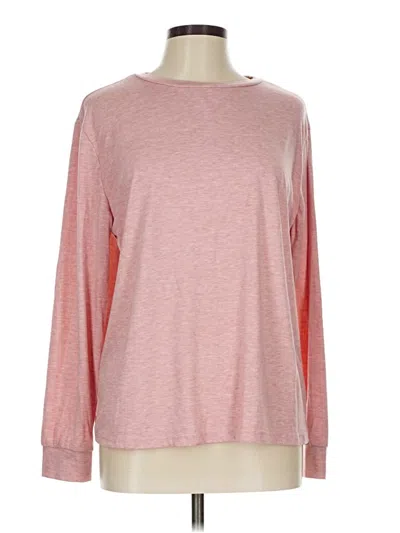 Pre-owned Shein Long Sleeve T-shirt In Pink