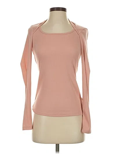 Pre-owned Shein Long Sleeve T-shirt In Pink