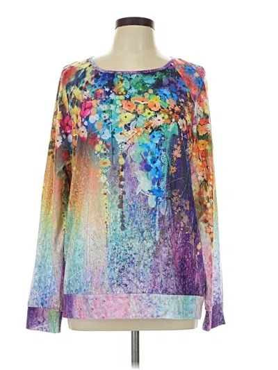 Pre-owned Shein Long Sleeve T-shirt In Purple