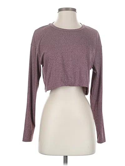 Pre-owned Shein Long Sleeve T-shirt In Purple