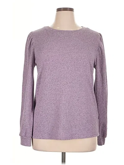Pre-owned Shein Long Sleeve T-shirt In Purple