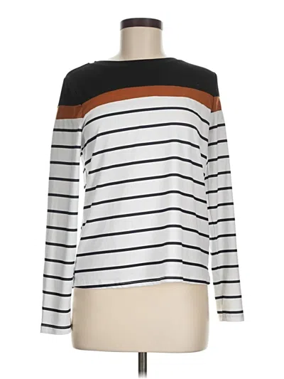 Pre-owned Shein Long Sleeve T-shirt In Silver