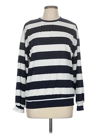 Pre-owned Shein Long Sleeve T-shirt In Silver