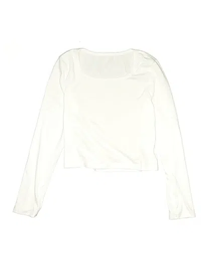 Pre-owned Shein Kids' Long Sleeve T-shirt In White