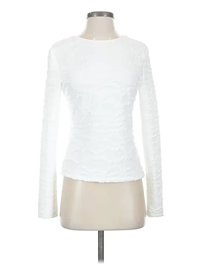 Pre-owned Shein Long Sleeve T-shirt In White