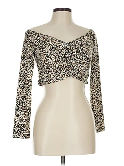 Pre-owned Shein Long Sleeve T-shirt In White