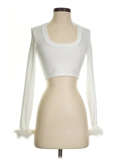 Pre-owned Shein Long Sleeve T-shirt In White