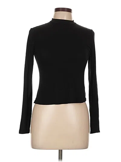 Pre-owned Shein Long Sleeve Turtleneck In Black