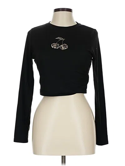Pre-owned Shein Long Sleeve Turtleneck In Black