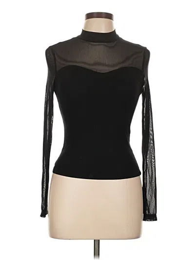 Pre-owned Shein Long Sleeve Turtleneck In Black