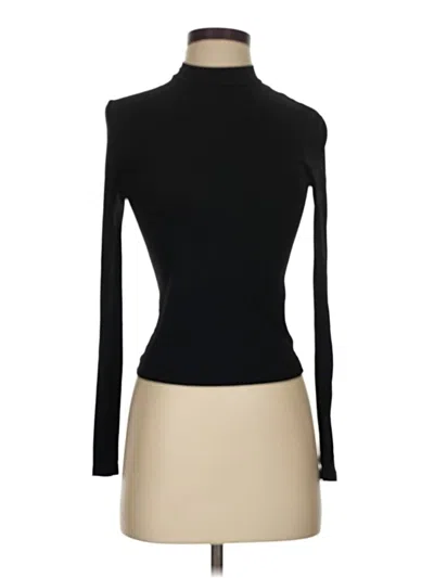 Pre-owned Shein Long Sleeve Turtleneck In Black
