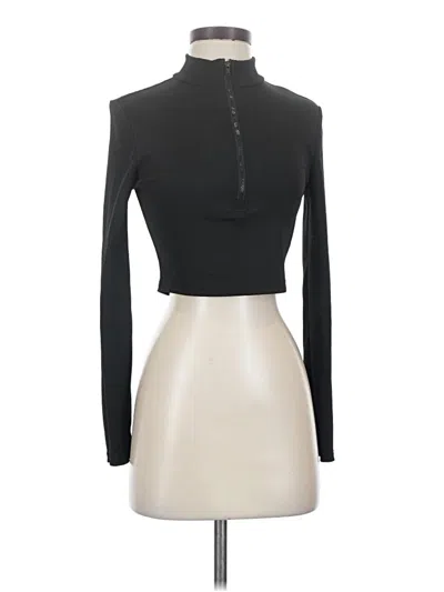 Pre-owned Shein Long Sleeve Turtleneck In Black