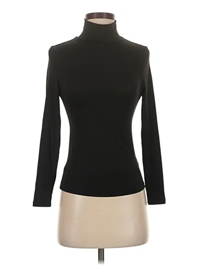 Pre-owned Shein Long Sleeve Turtleneck In Black