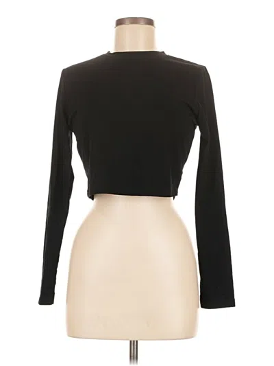 Pre-owned Shein Long Sleeve Turtleneck In Black