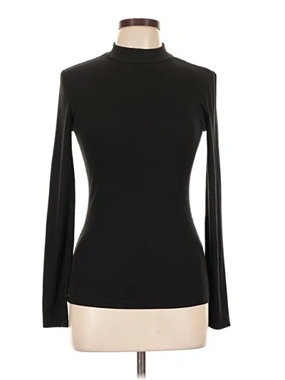 Pre-owned Shein Long Sleeve Turtleneck In Black