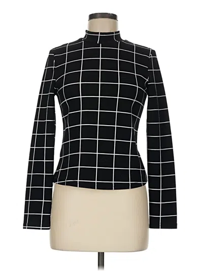 Pre-owned Shein Long Sleeve Turtleneck In Black