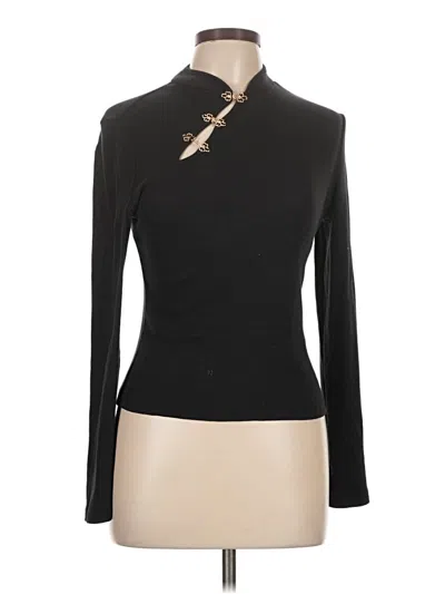 Pre-owned Shein Long Sleeve Turtleneck In Black