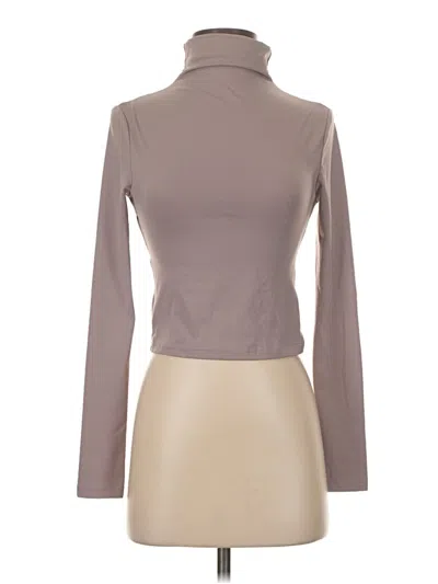 Pre-owned Shein Long Sleeve Turtleneck In Brown